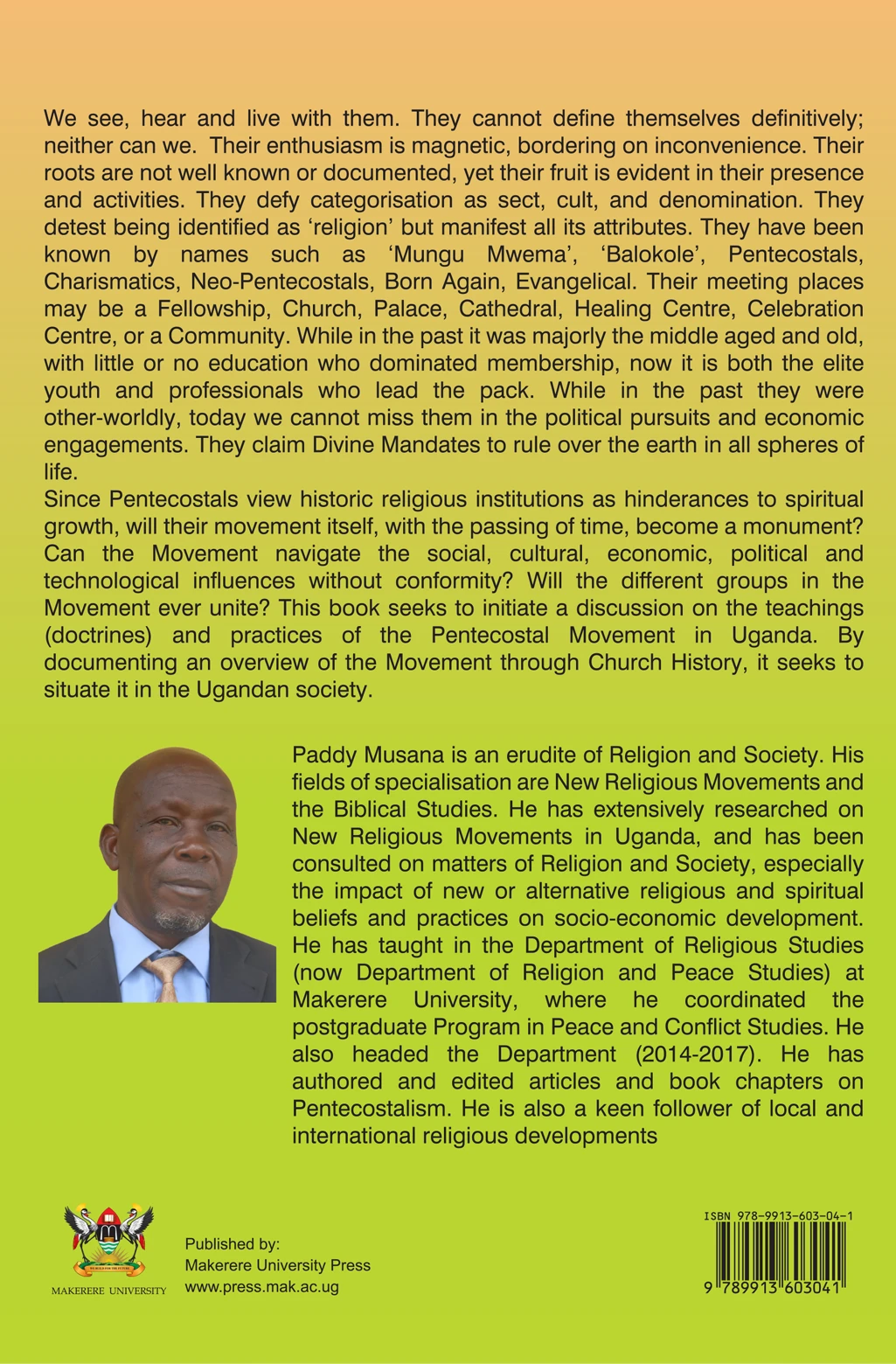 Religious Movements Shaping Society – The Pentecostal Movement in Uganda-Back Religious Movements Shaping Society – The Pentecostal Movement in Uganda-Back